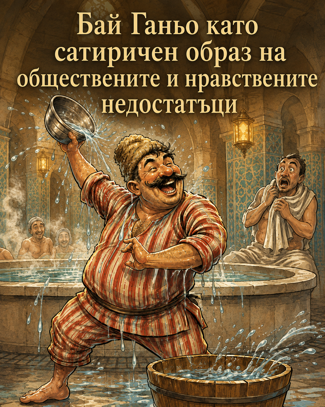 Бай Ганьо като сатиричен образ на обществените и нравствените недостатъци